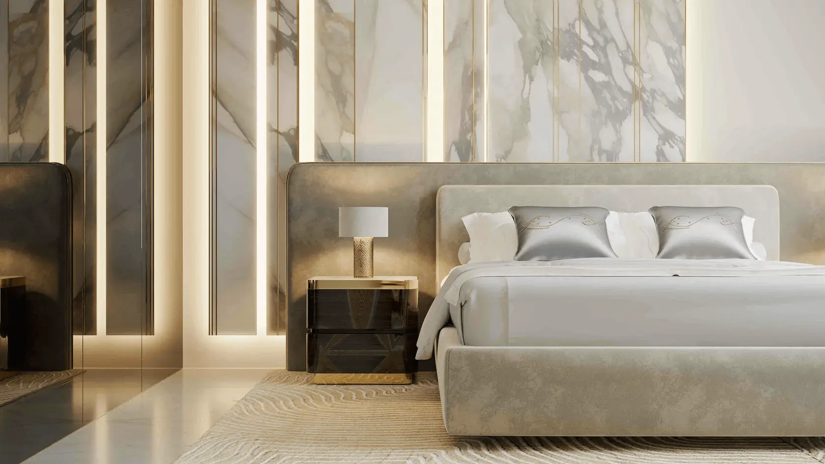 2 chambres avec vue complète sur Palm Jumeirah – Appartement Dubai (4/8)
