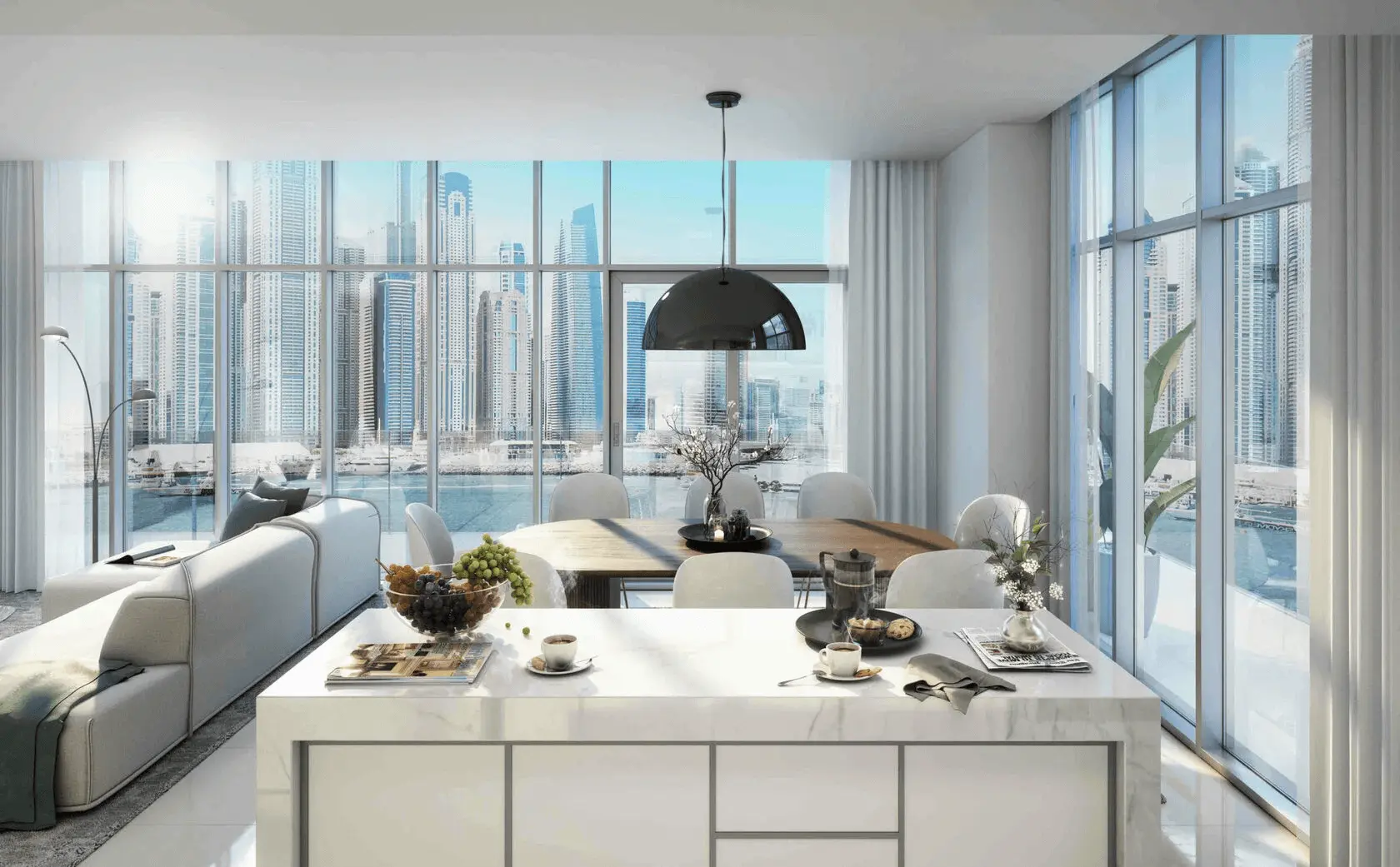 2 chambres avec vue complète sur Palm Jumeirah – Appartement Dubai (2/8)