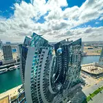 VUE LEVER DE SOLEIL + CANAL | GRAND BALCON | ÉTAGE ÉLEVÉ – Appartement Dubai (1/15)