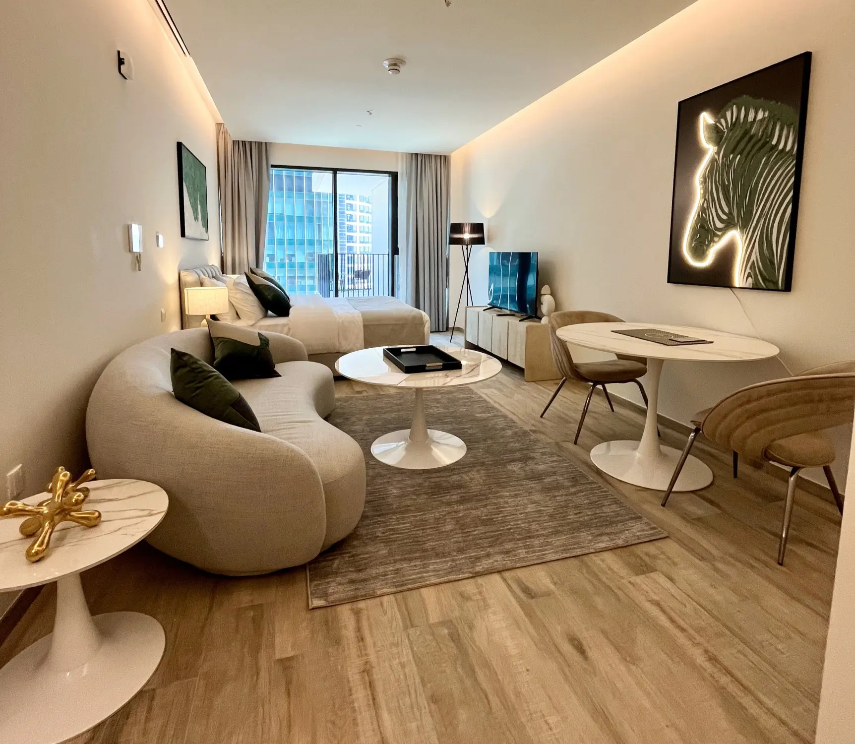 Étage élevé | Vue sur le Burj | Neuf | Entièrement meublé | Vacant – Appartement Dubai (1/7)