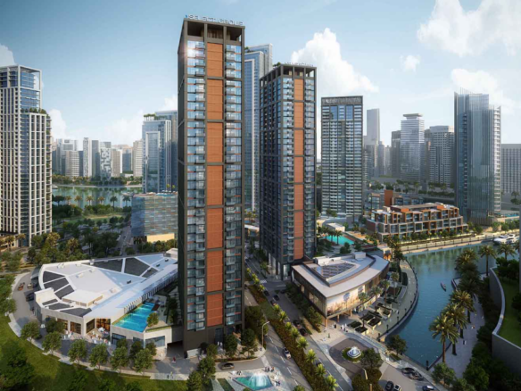 VUE COMPLÈTE SUR LE CANAL | ÉTAGE INTERMÉDIAIRE | MEILLEURE SÉRIE Appartement Dubai 2 - Dubai Immobilier 83553 13 - Immobilier Dubai