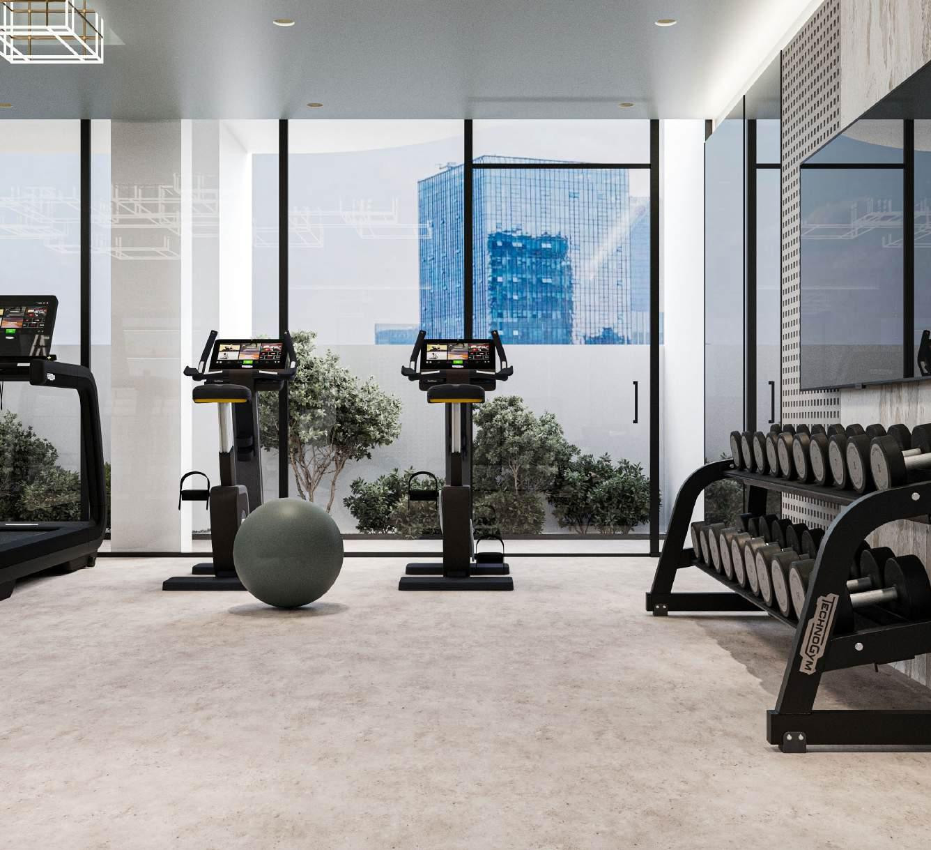 Celeste Heights gym - Immobilier Dubai