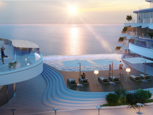 Aqua-Arc: 6 - Dubai Immobilier 87706 front view - Immobilier Dubai
