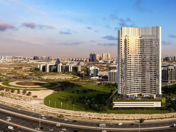 VIE MODERNE | VUE SUR LE PAYSAGE DE DSO | ÉTAGE INTERMÉDIAIRE – Appartement Dubai (1/10)