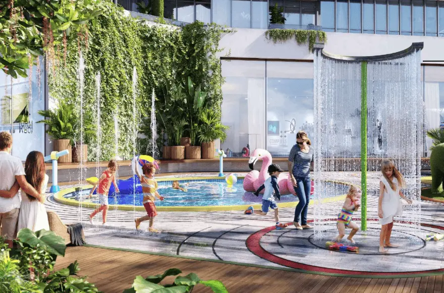 VIE MODERNE | VUE SUR LE PAYSAGE DE DSO | ÉTAGE INTERMÉDIAIRE – Appartement Dubai (8/10)