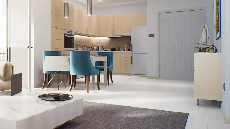 1 chambre, étage élevé | Vue sur le lac | PHPP – Appartement Dubai (6/7)