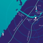 ag5 business bay neighborhood map simple - Immobilier Dubai