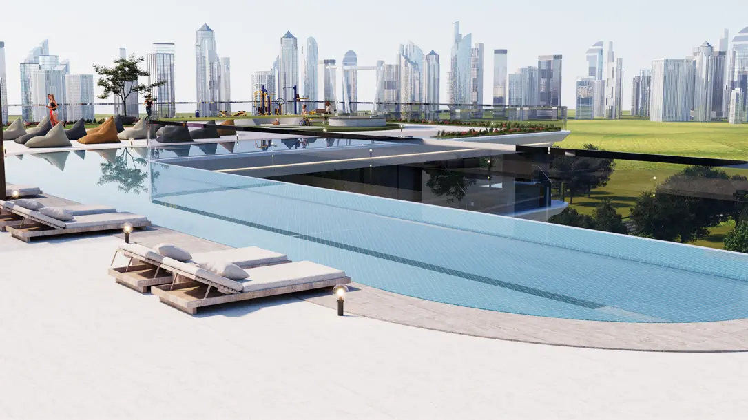 91163-13 UNITÉ DE COIN / PISCINE PRIVÉE / INVESTISSEUR – Appartement DUBAI (4/13)