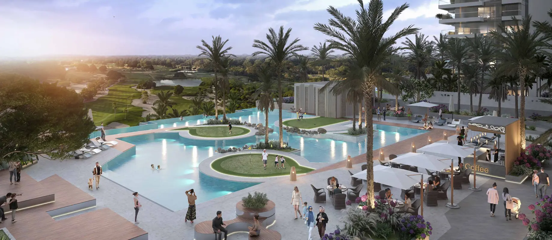1 Chambre + Bureau / Agencement Spacieux / Accès au Terrain de Golf 1 Chambre + Bureau / Agencement Spacieux / Accès au Terrain de Golf – Appartement Dubai (1/6)