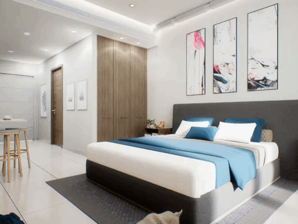 ENTIÈREMENT MEUBLÉ | ÉTAGE ÉLEVÉ | VUE SUR LE GOLF Appartement Dubai 7 - Dubai Immobilier 92562 11425 - Immobilier Dubai
