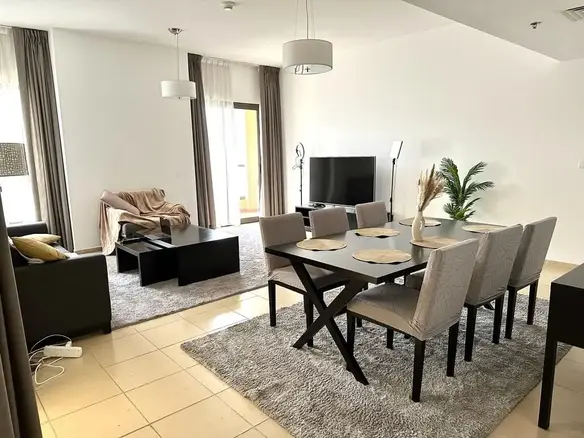 Vue marina | Étage élevé | Meublé | Grande surface – Appartement Dubai (1/13)