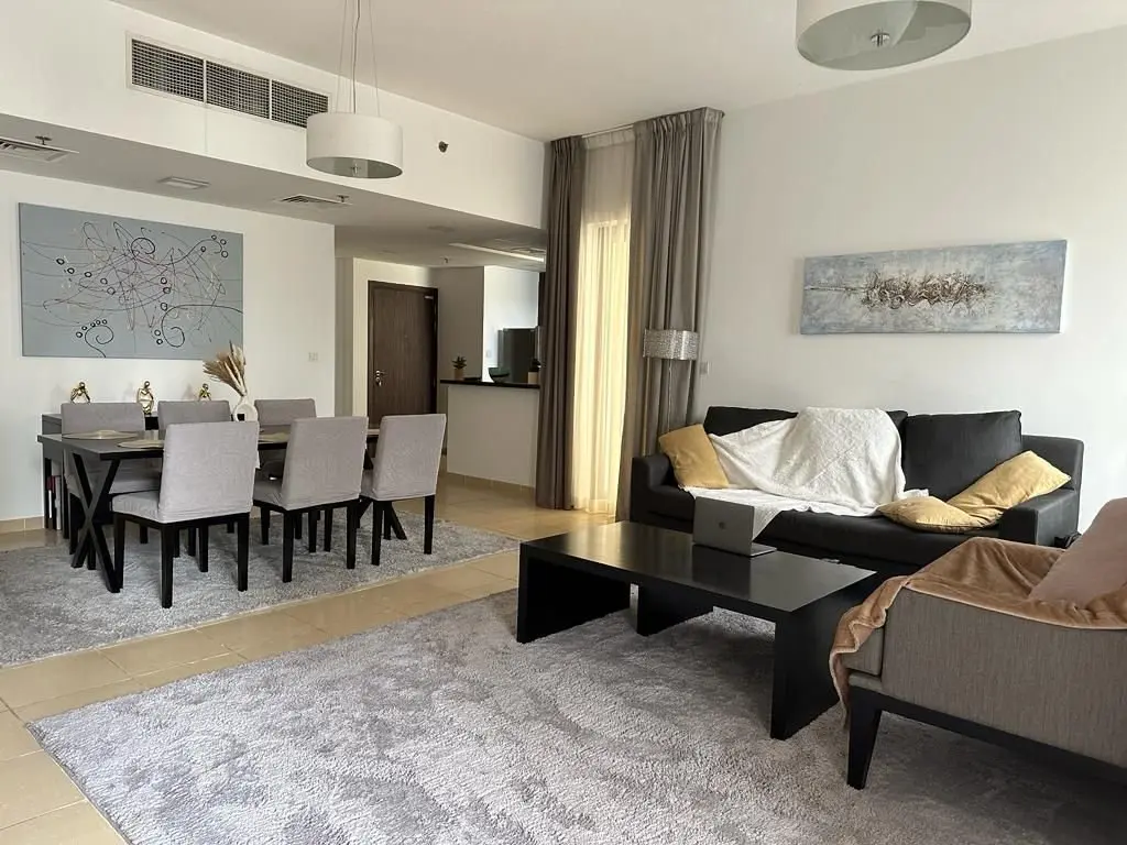 Vue marina | Étage élevé | Meublé | Grande surface – Appartement Dubai (3/13)