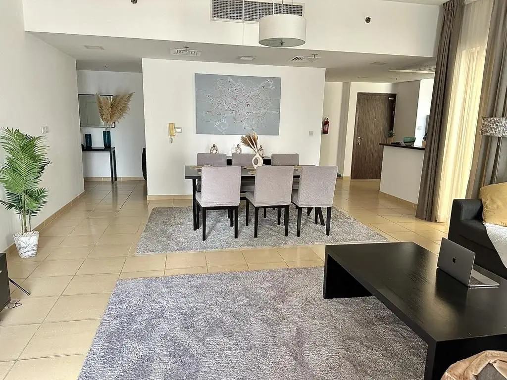 Vue marina | Étage élevé | Meublé | Grande surface – Appartement Dubai (4/13)