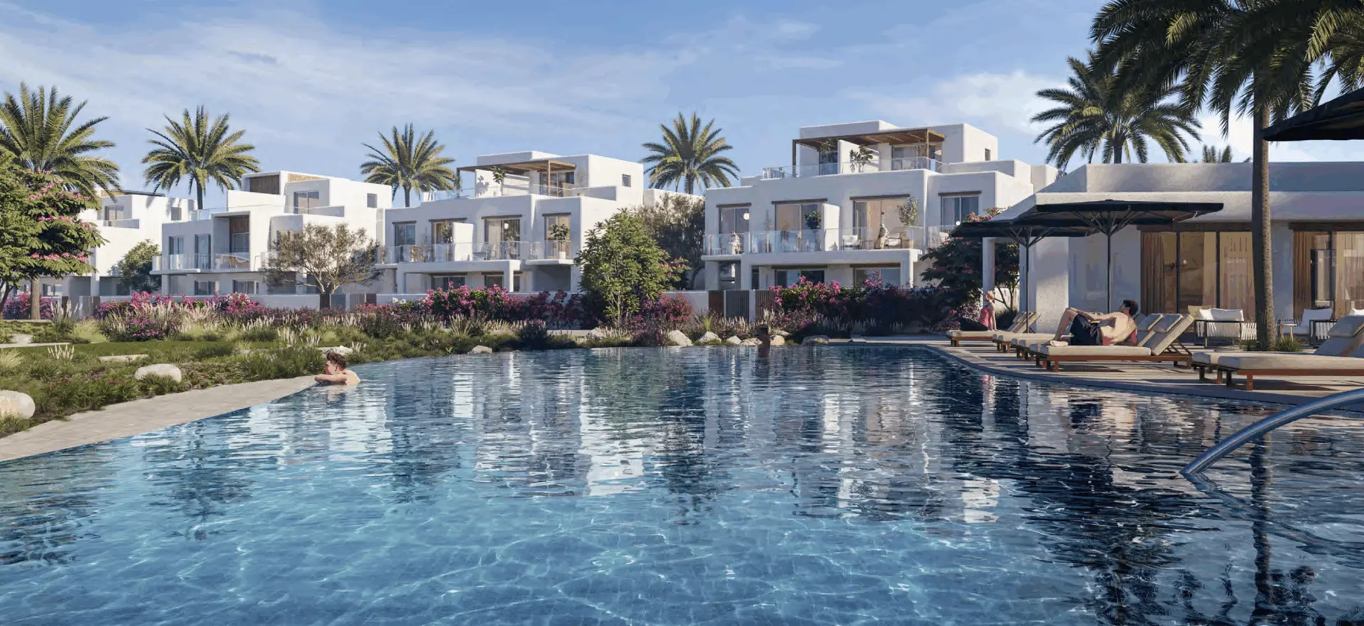 Vue sur lagon | Villa jumelée 4 chambres – Villa Dubai (4/9)