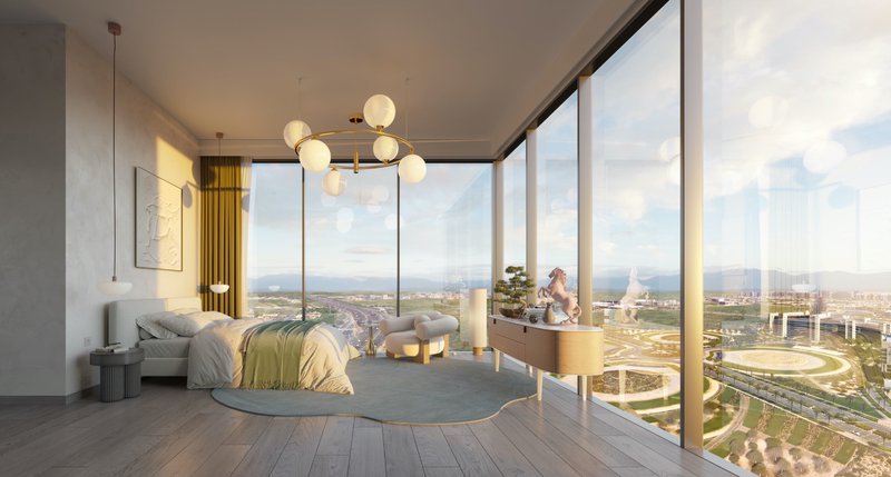 Dubai Silicon Oasis (DSO) : un Quartier Innovant et Conviviale à Dubaï 4 - Dubai Immobilier tria 2bdr master scaled 5e1df97aacaac68ba32772b0a57194ce 800 - Immobilier Dubai