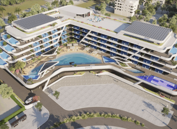 STUDIO DE LUXE AVEC PISCINE PRIVÉE ET AMÉNAGEMENTS DE STYLE RESORT Appartement 6 - Dubai Immobilier 98025 Screenshot 2025 08 14 at 3.07.27 PM - Immobilier Dubai