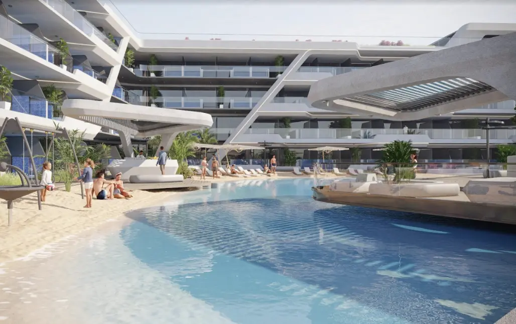 STUDIO DE LUXE AVEC PISCINE PRIVÉE ET AMÉNAGEMENTS DE STYLE RESORT – Appartement dubai (4/5)