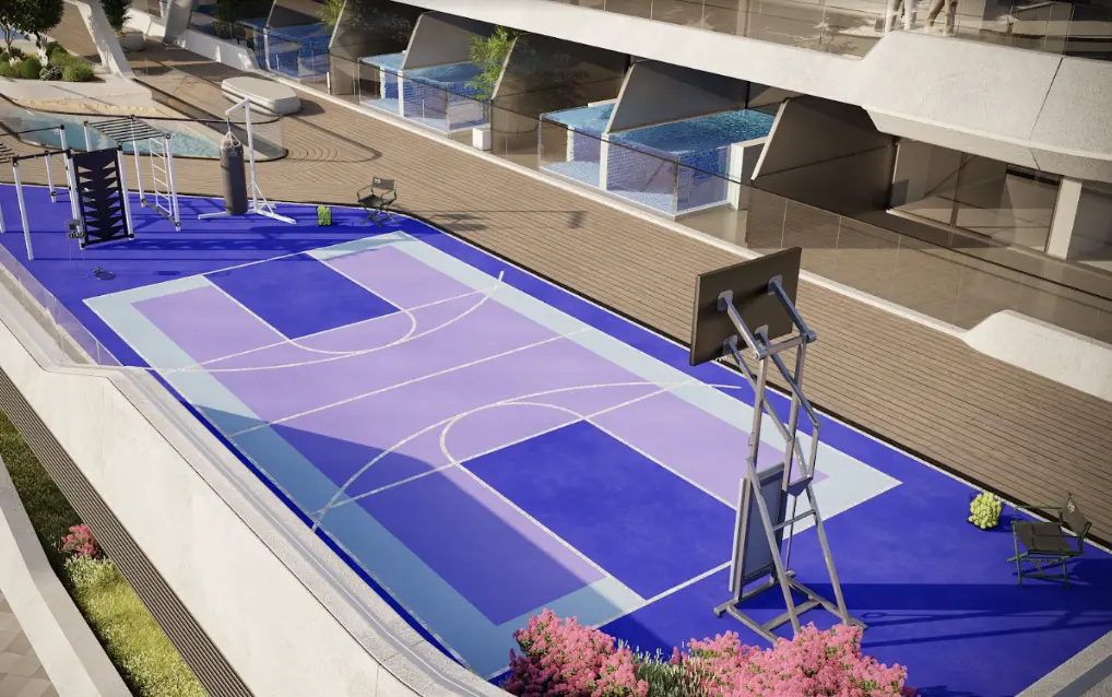 STUDIO DE LUXE AVEC PISCINE PRIVÉE ET AMÉNAGEMENTS DE STYLE RESORT – Appartement dubai (5/5)