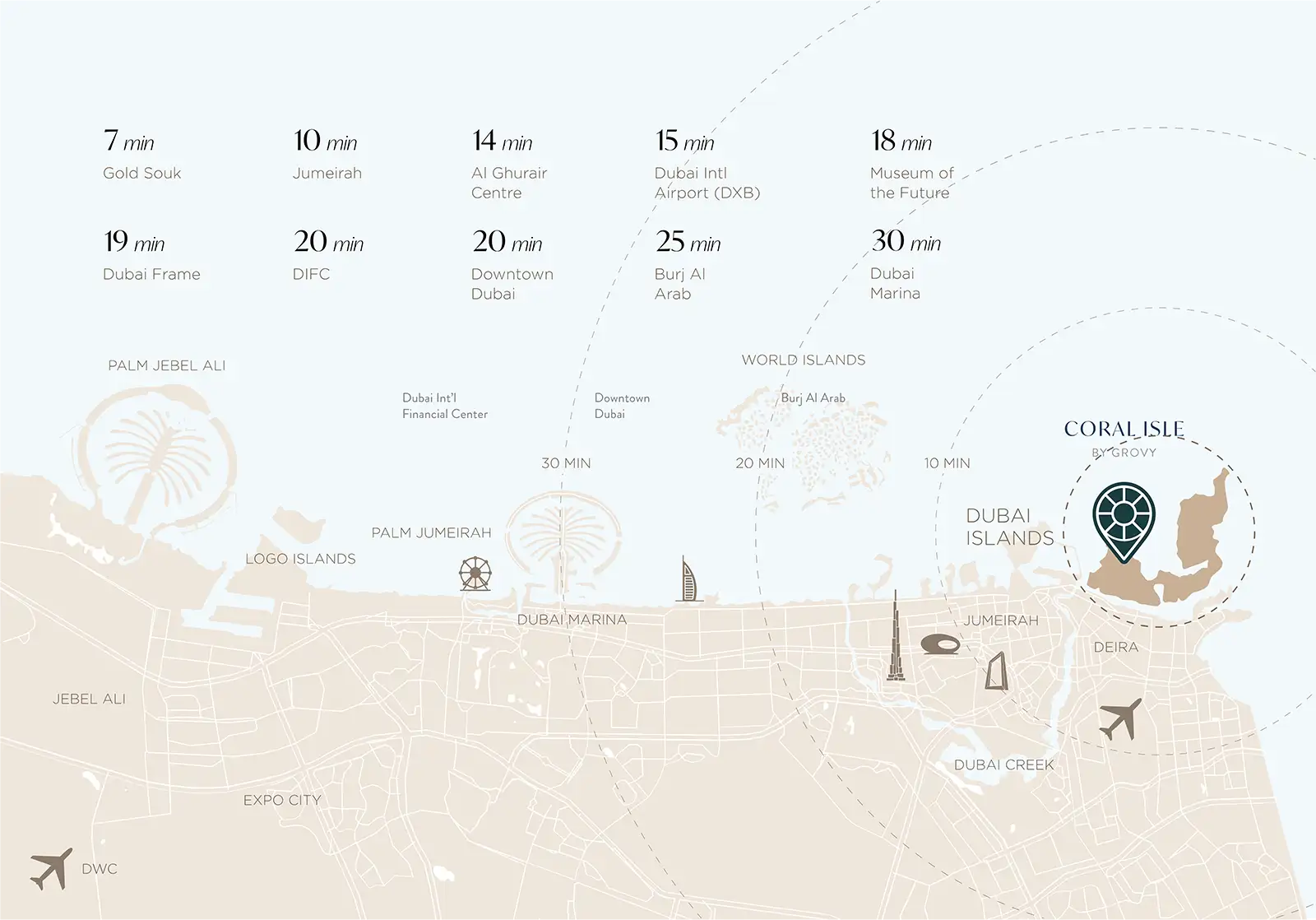 map - Immobilier Dubai