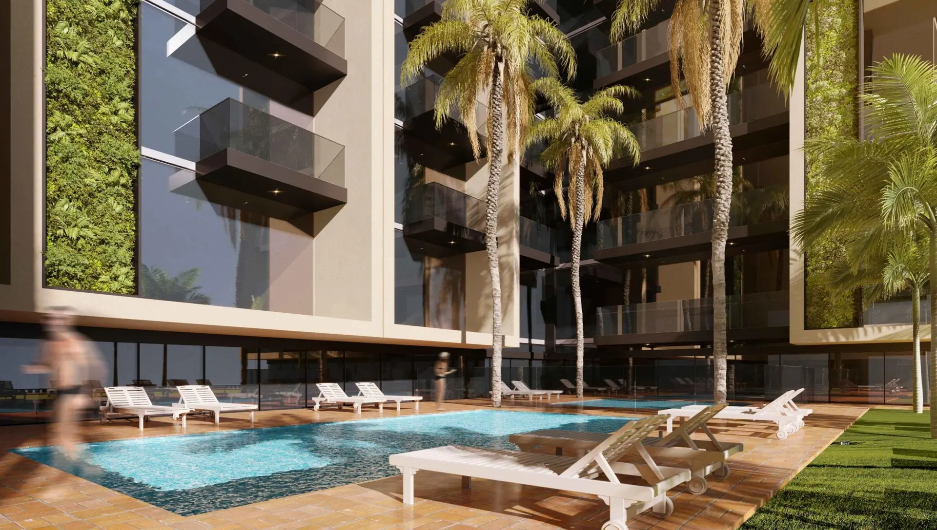 VUE PISCINE | HAUT RENDEMENT | BIENTÔT PRÊT – Appartement Dubai (6/10)