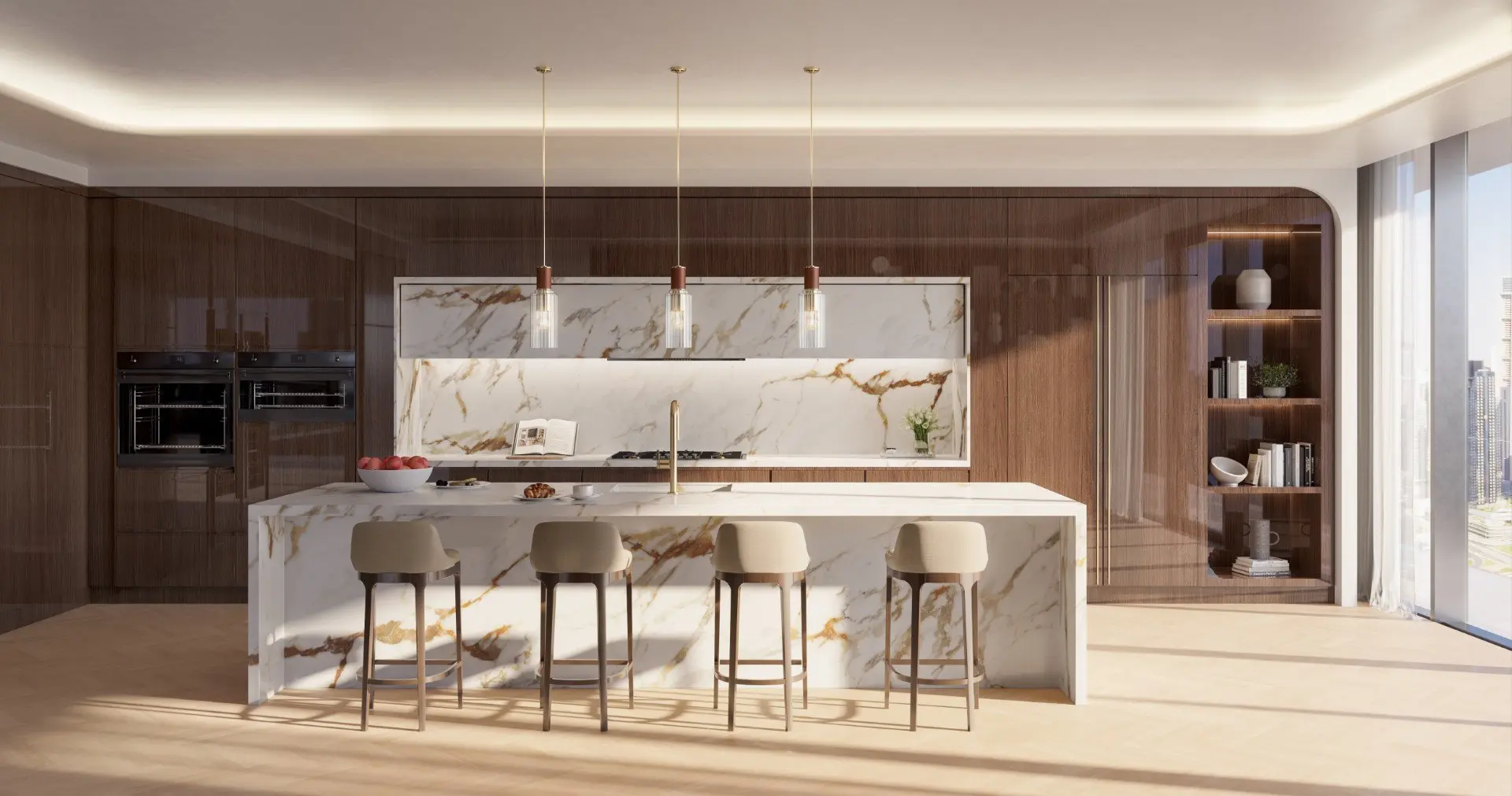 104799-Mr.-C-Residences-Downtown-4BED-KITCHEN-1 Mr C Residences Downtown – Appartement Dubai (15/18)