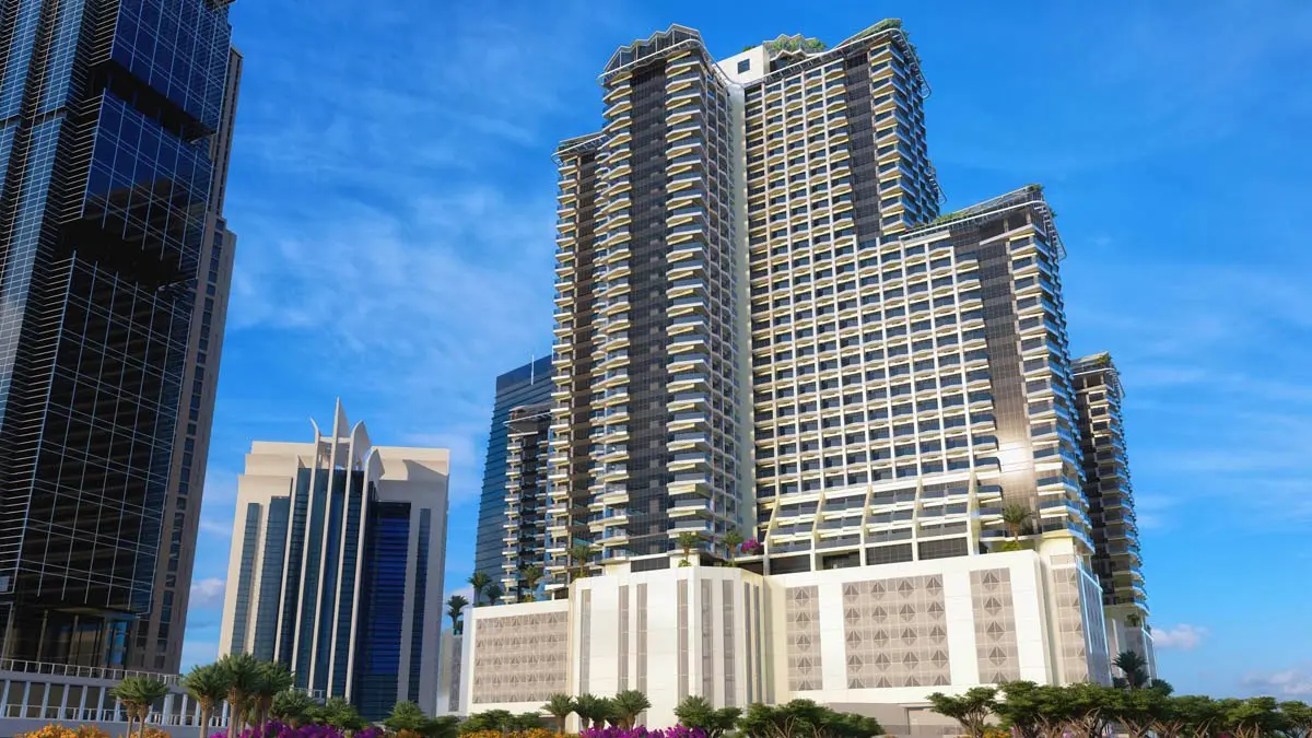 105809-1-6 STUDIO | ENTIÈREMENT MEUBLÉ | VUE SUR LE GOLF ET LA VILLE – Appartement Dubai (14/16)