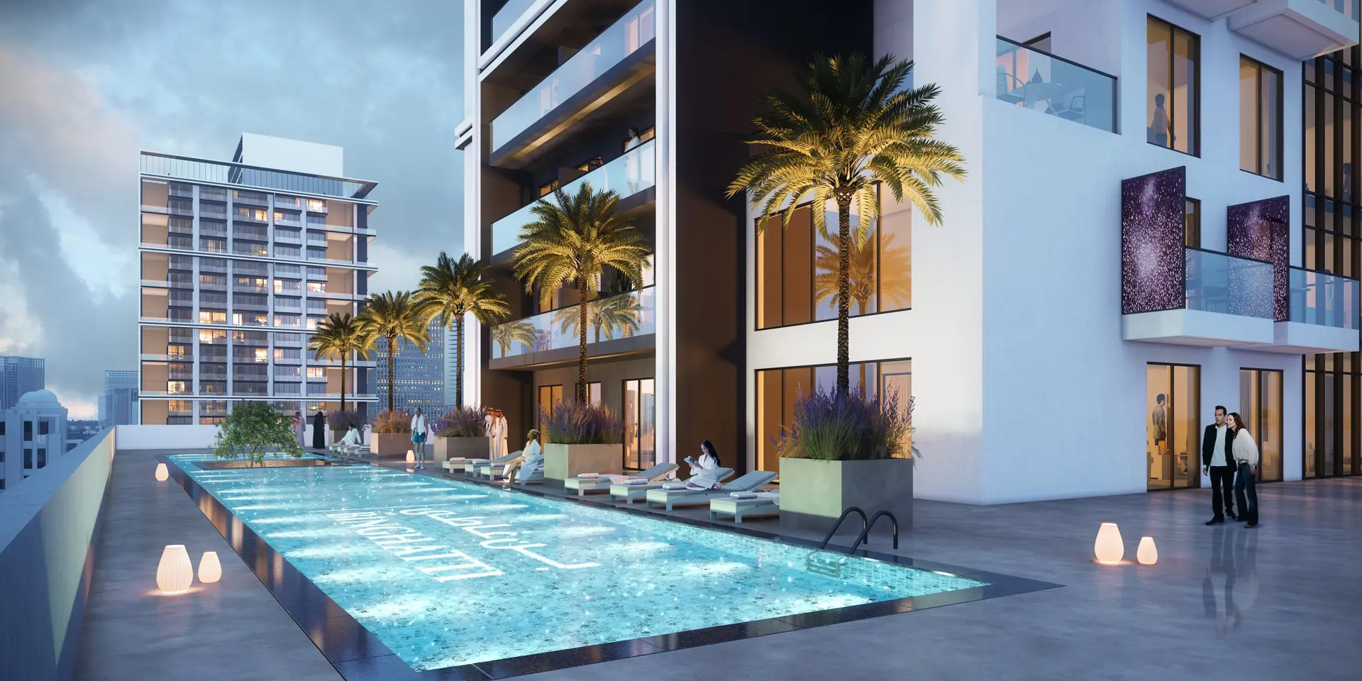 ÉTAGE MOYEN | 1 CHAMBRE MEUBLÉE | VUE COMMUNAUTÉ-JARDIN – Appartement Dubai (6/10)