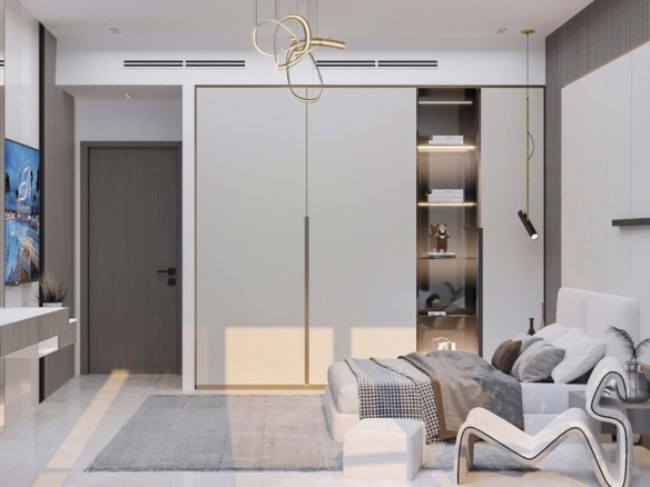 ÉTAGE MOYEN | 1 CHAMBRE MEUBLÉE | VUE COMMUNAUTÉ-JARDIN Appartement 3 - Dubai Immobilier 105918 Binghatti House page 0033 1024x645 1 - Immobilier Dubai