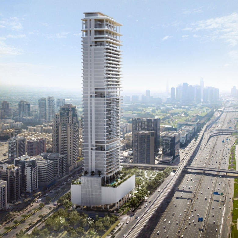106565 Chedi Side Angle Building Exterior Render Amended 1 - Immobilier Dubai