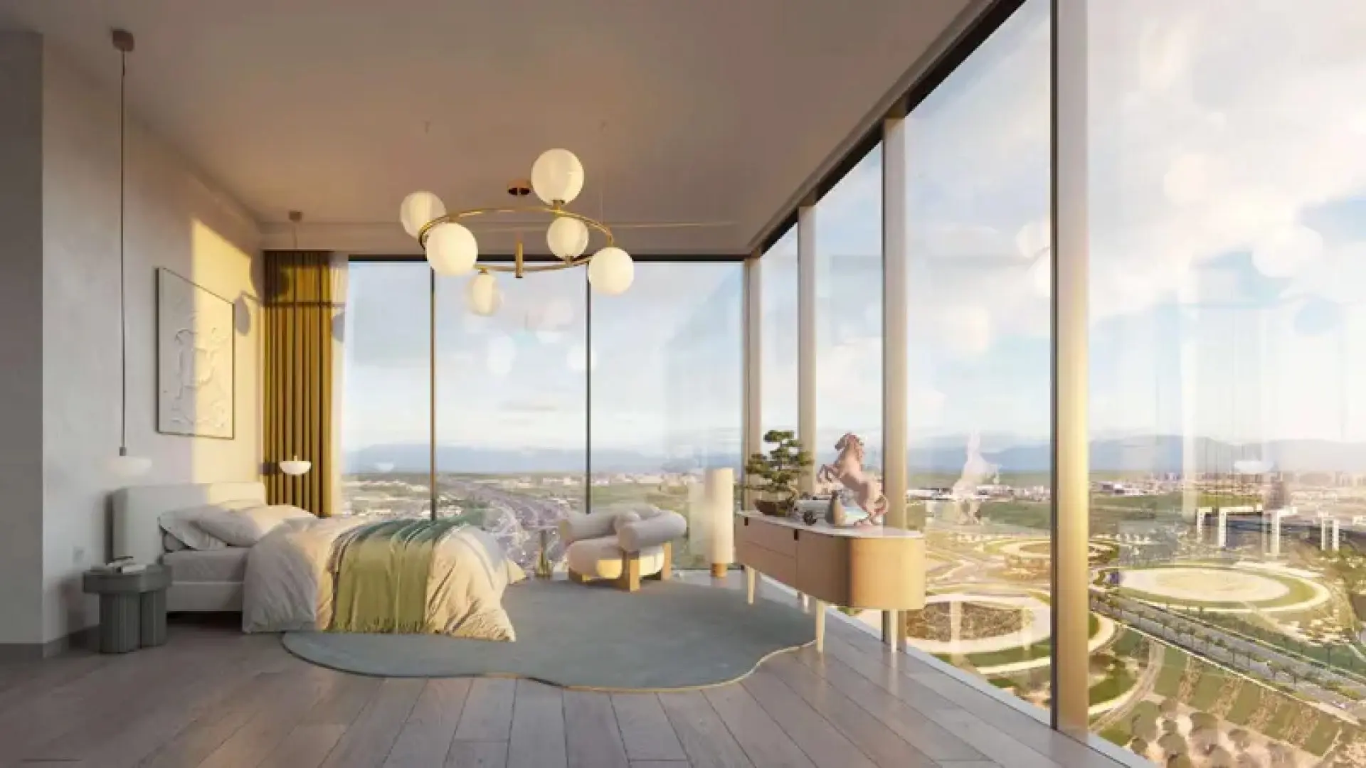 1 CHAMBRE | CUISINE FERMÉE | GRAND ESPACE | VUE SUR LA SKYLINE – Appartement Dubai (3/11)