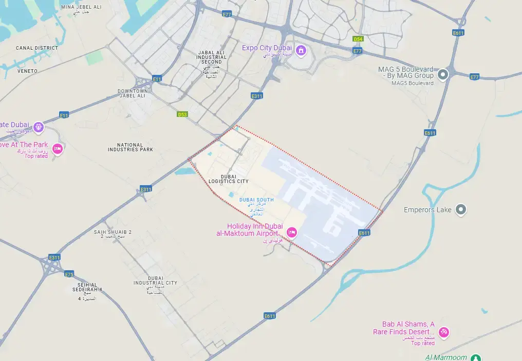 Waada Residences By BT Properties @ Dubai South 2 - Dubai Immobilier Waada Residences locatie - Immobilier Dubai