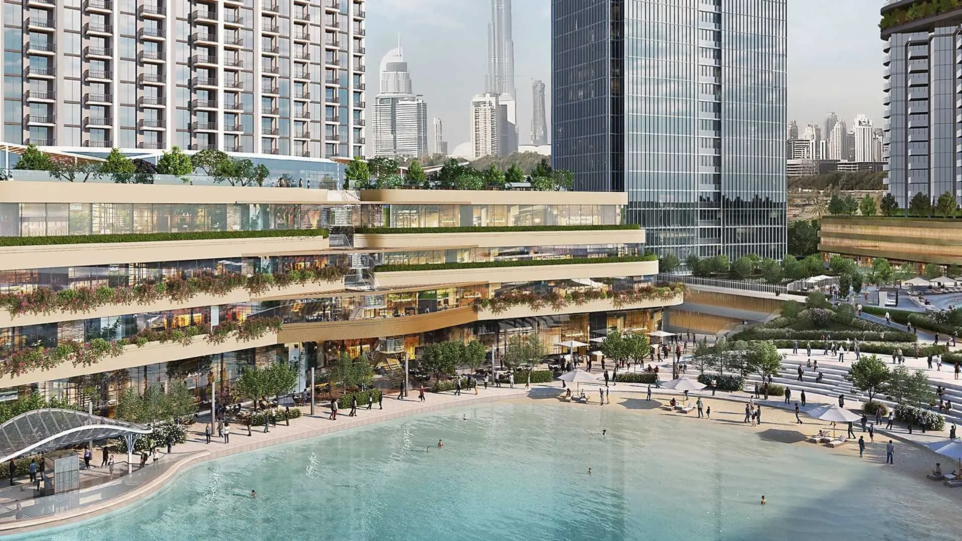 GRAND 1 CHAMBRE | VUE COMPLÈTE SUR LAGON | PRIX D’ORIGINE – Appartement Dubai (6/15)