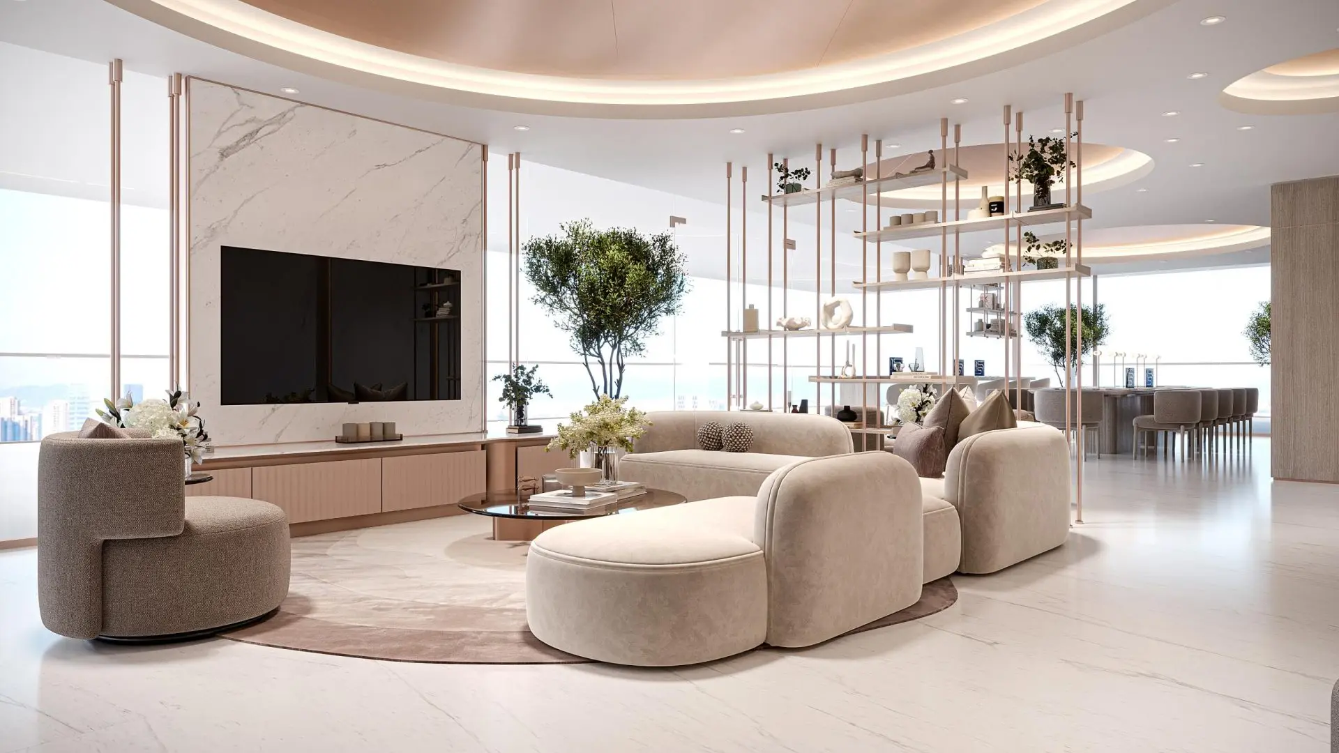 111647-club-house-landscape-view01-copy CYBELE BY WADAN – Appartement dubai land residence complexe (7/30)