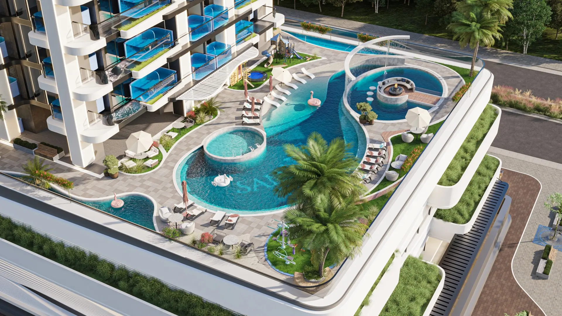 Opportunité d'investissement / Plan de paiement flexible jusqu'en avril 2031 / Piscine privée – Appartement Dubai (1/10)