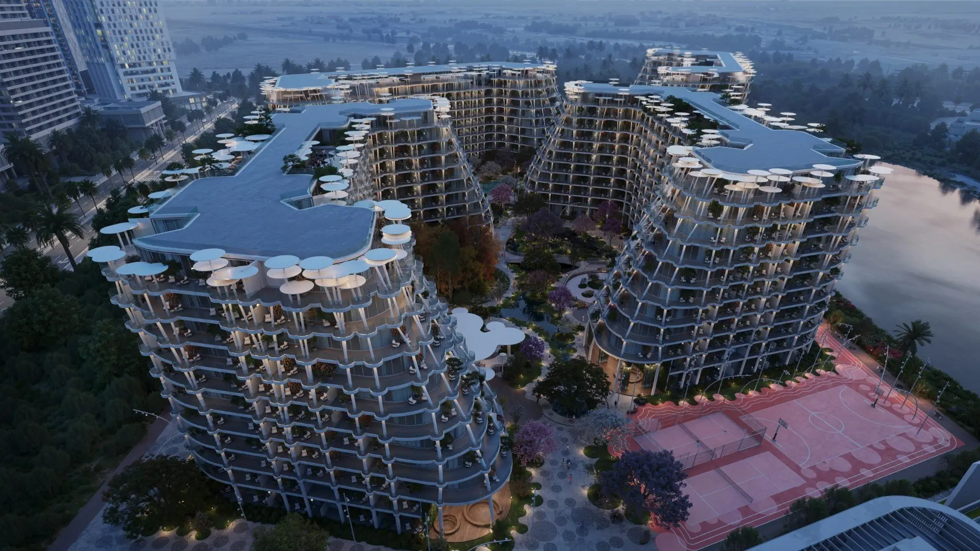 SAKURA GARDENS - DUBAILAND – Appartement Dubai Land Residence Complexe (2/30)