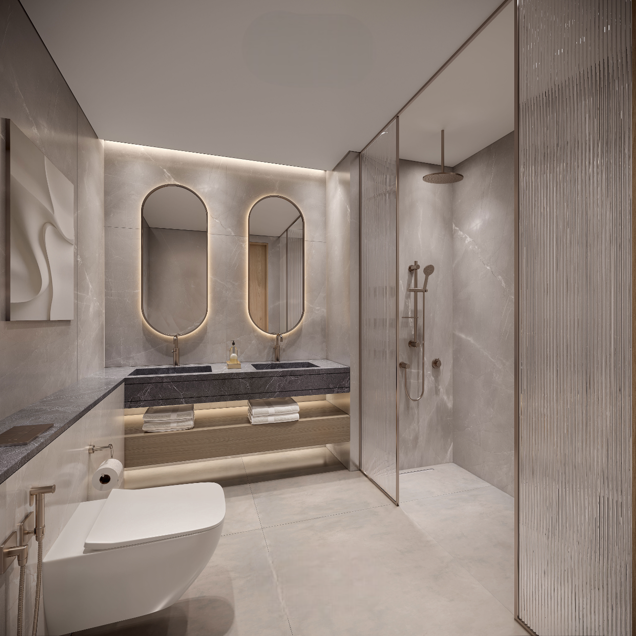 112850-1BED_Bathroom_-Hilton-Residences-DMC-Photoroom