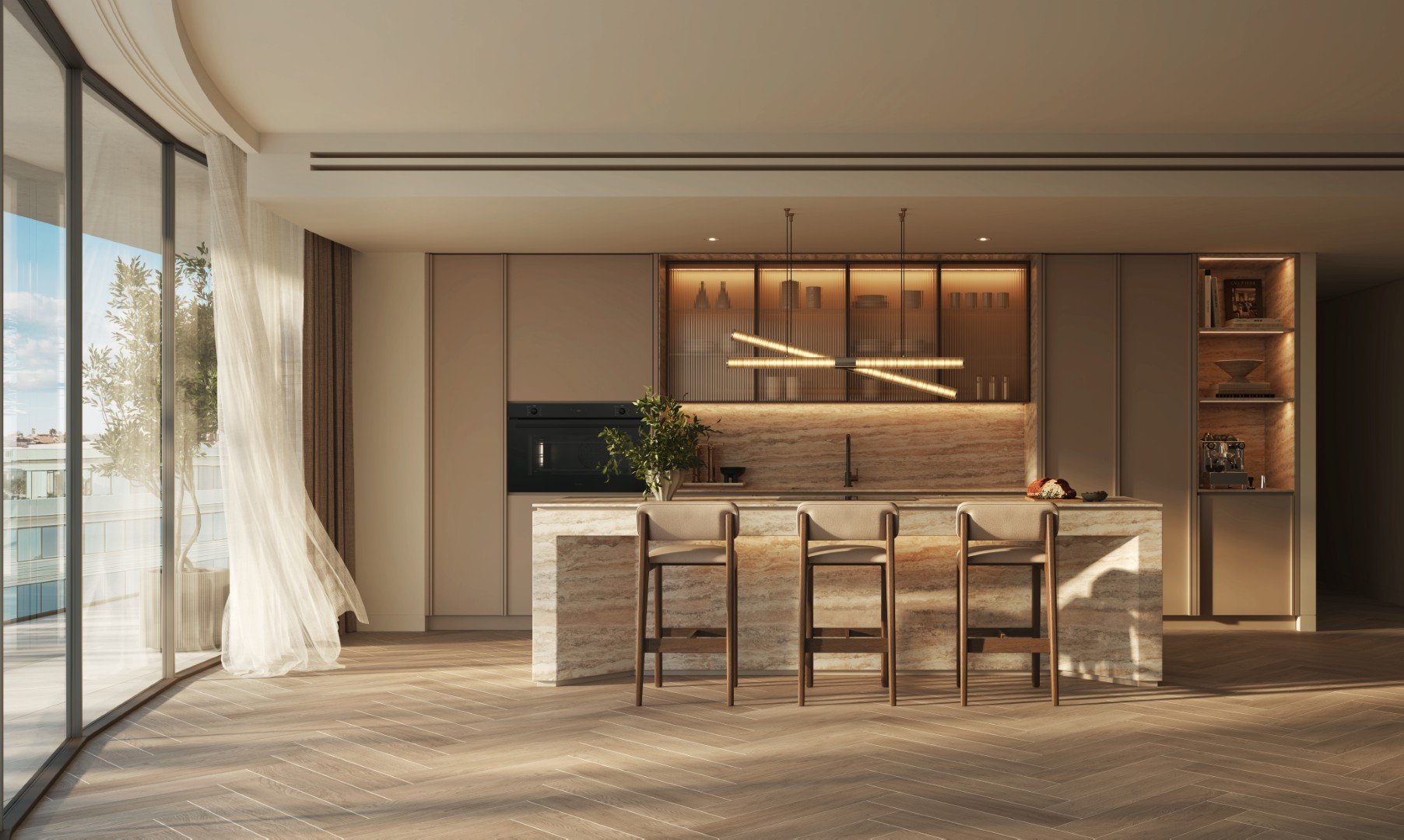 113616-4403_Lifestyle-District_Int_3Bed-B1_Kitchen-Living-Vignette-01_Warm_Final_GB