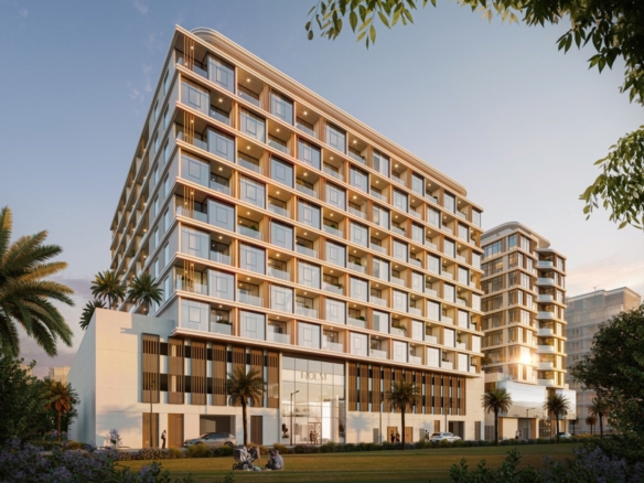 114745 251114 JUMEIRAH GARDEN CITY PROJECT Exterior Building C02 8K 1 - Immobilier Dubai