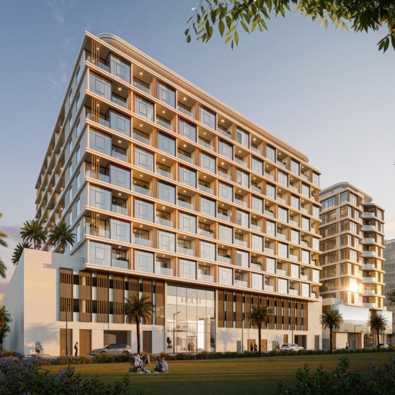 114745 251114 JUMEIRAH GARDEN CITY PROJECT Exterior Building C02 8K 1 - Immobilier Dubai
