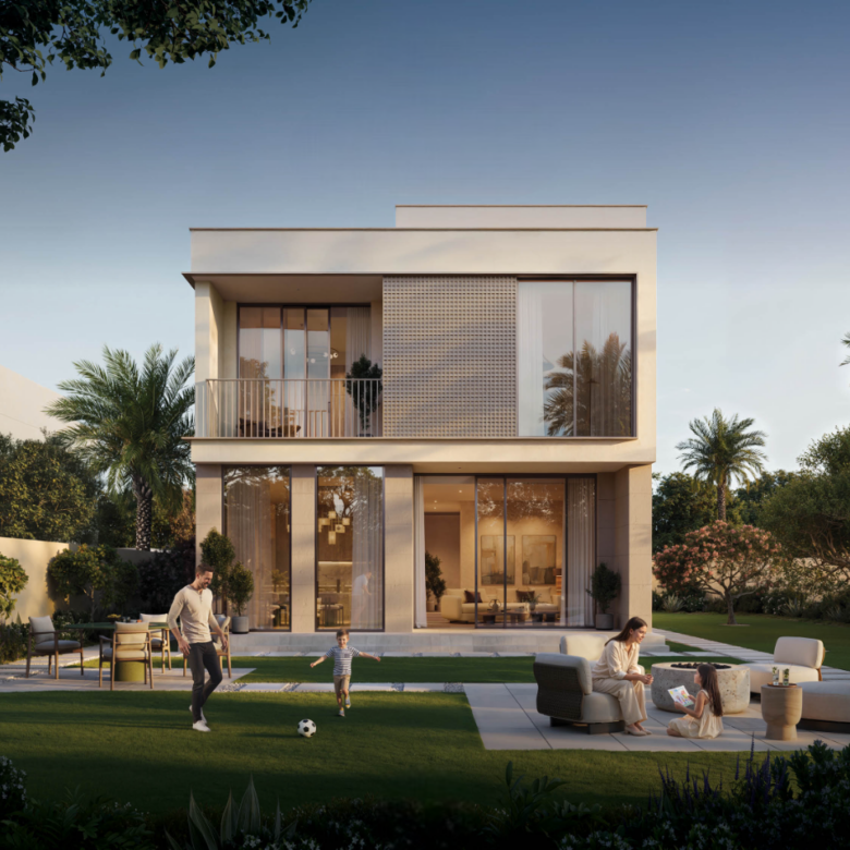 117324 THE HEIGHTS 3br type b back still the heights 3D render by VV Photoroom - Immobilier Dubai