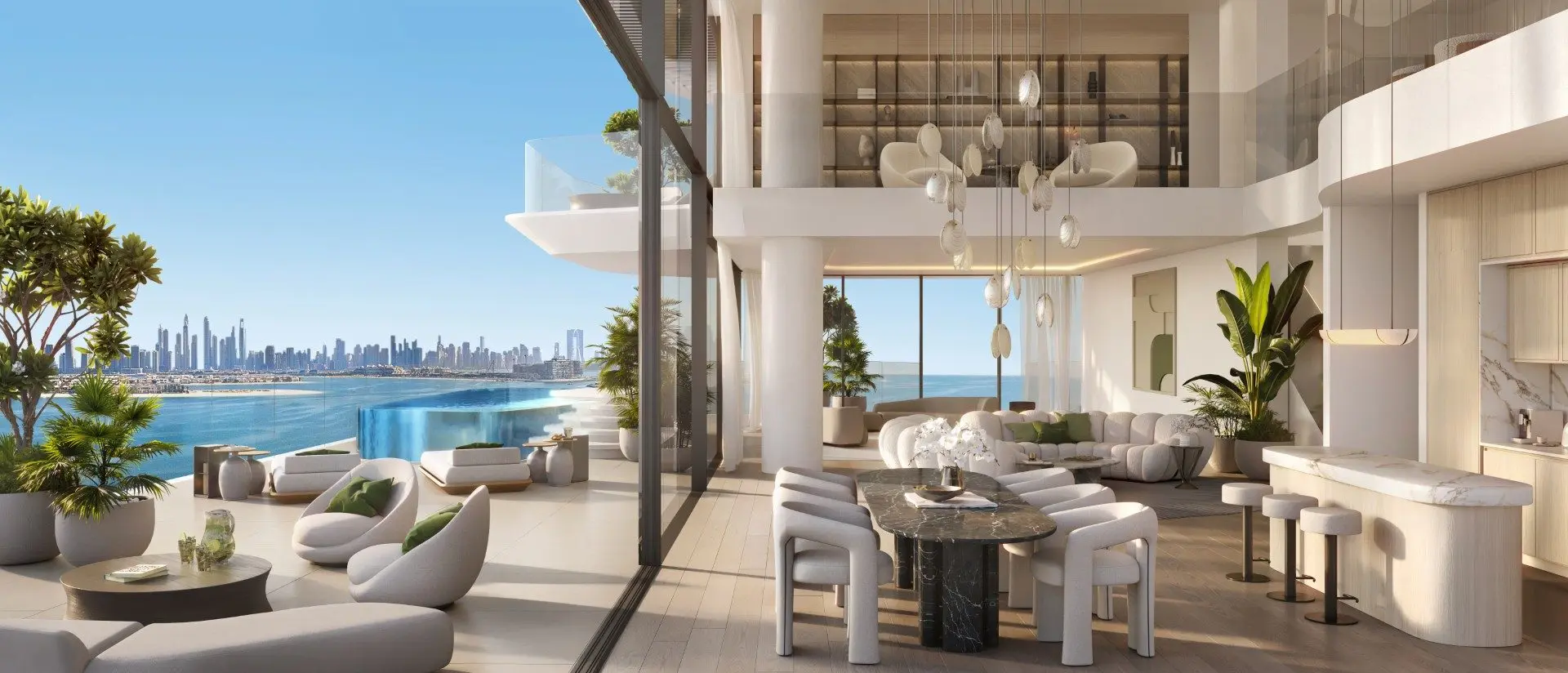 117603-penthouse-dining-open-space BELLA BY BEYOND - PALM JUMEIRAH CRESCENT – Appartement Palm Jumeirah (22/30)