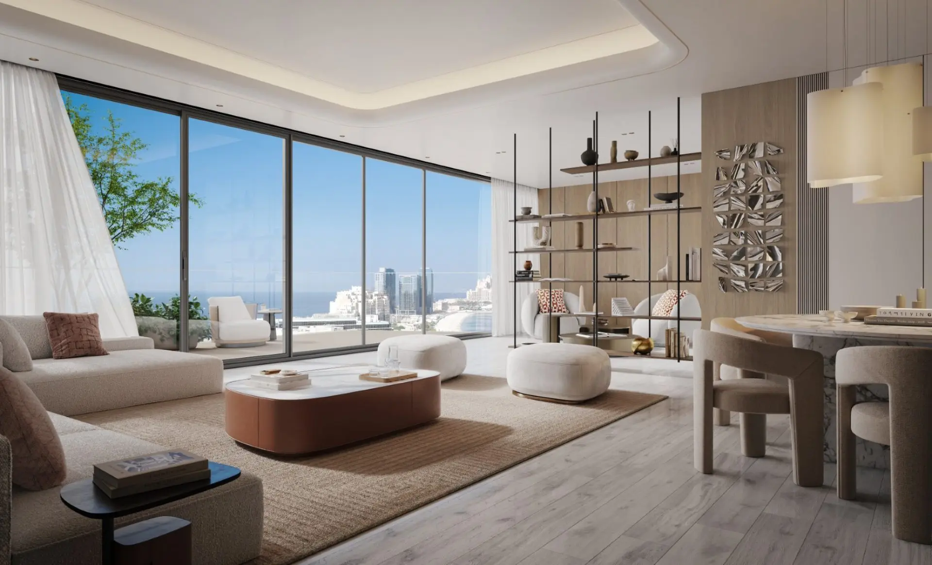117609-residence-living-dining BELLA BY BEYOND - PALM JUMEIRAH CRESCENT – Appartement Palm Jumeirah (28/30)