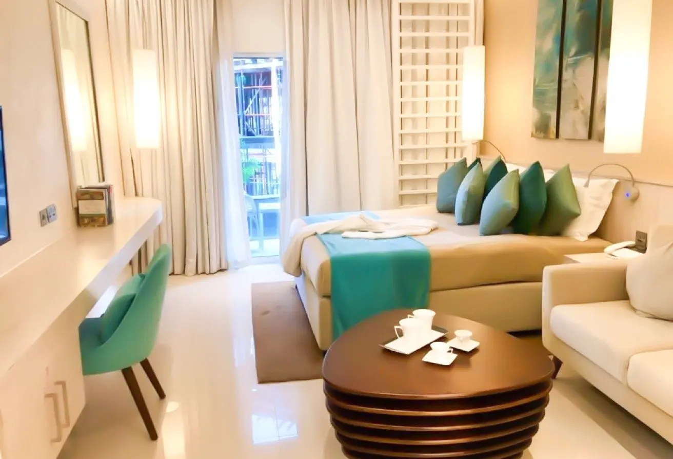 STUDIO MEUBLÉ | ÉTAGE ÉLEVÉ | VUE SUR LE GOLF | PHPP DISPONIBLE – Appartement Dubai (2/16)