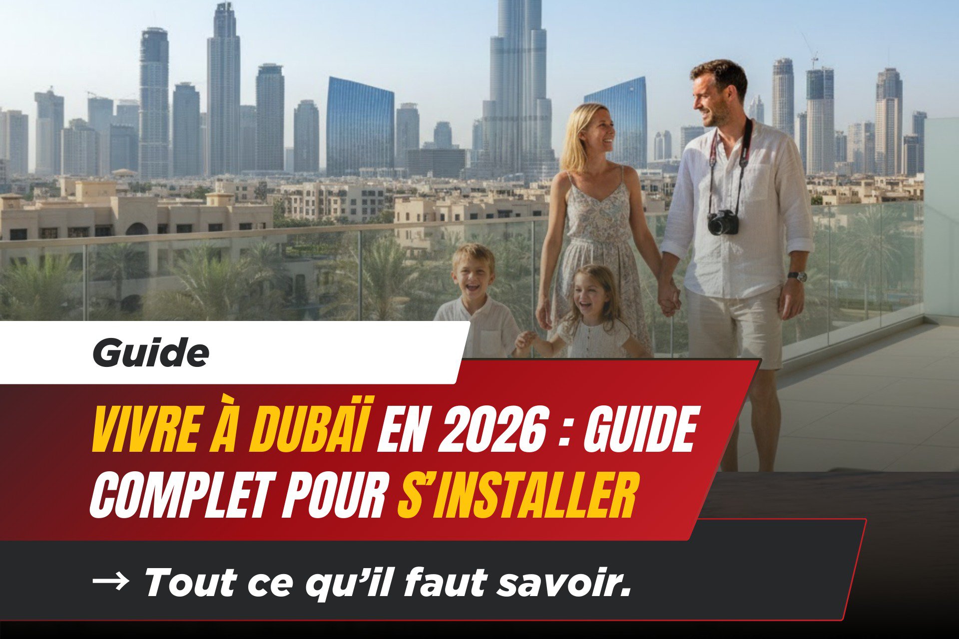 Vivre à Dubaï en 2026 : coût de la vie, visas, avantages et opportunités d’investissement cover