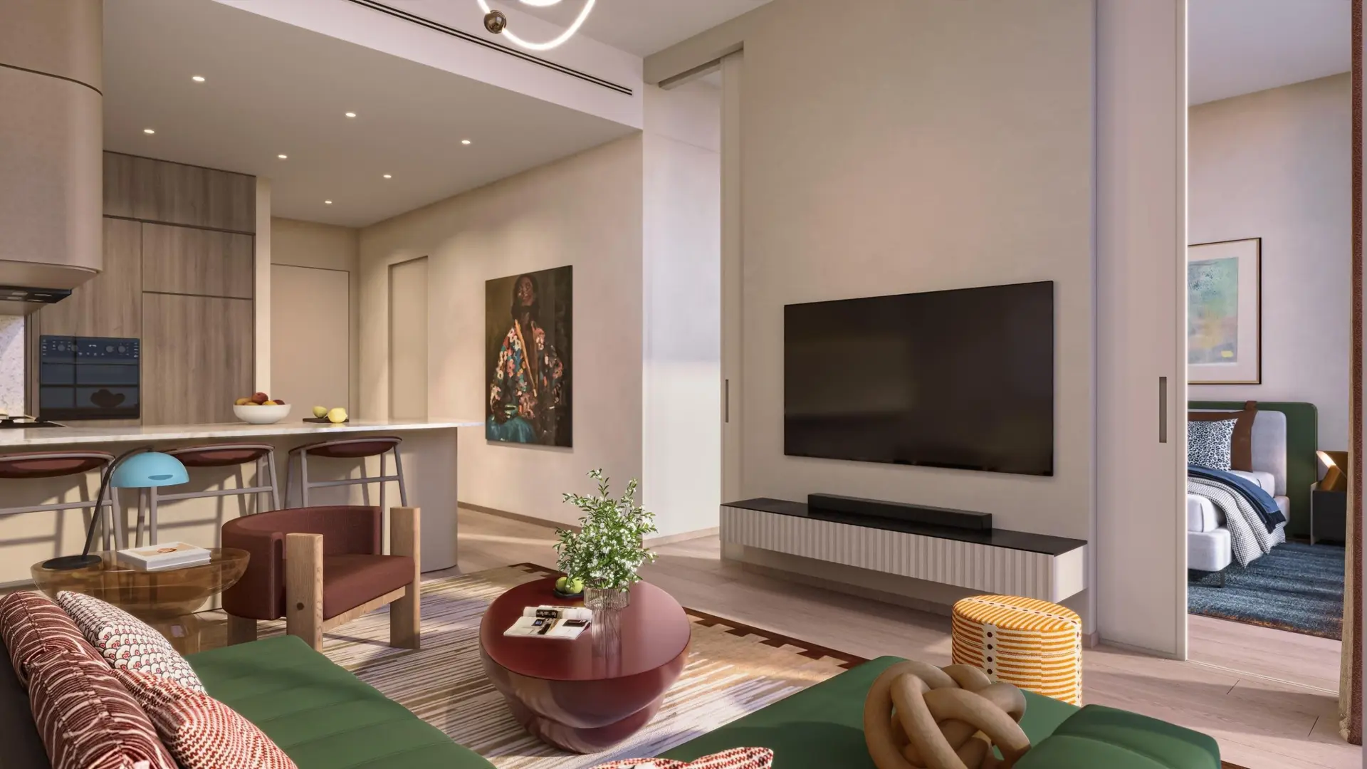 119144-702_1-BR-Apartment_Living-Visual-22 VELOS RESIDENCE - MOTOR CITY – Appartement Dubai (27/27)
