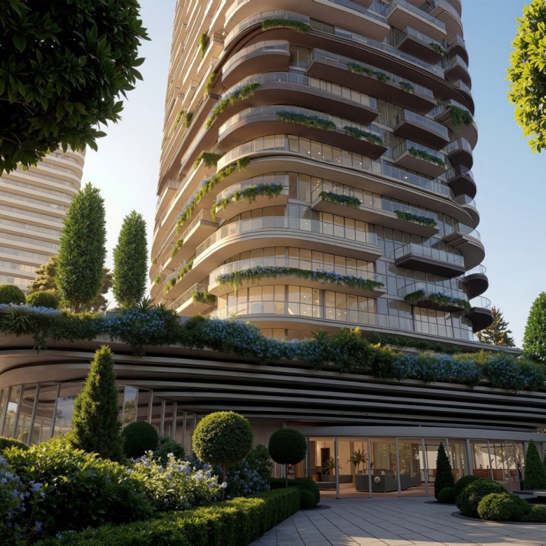 120871 LeChateau Arrival Street View - Immobilier Dubai