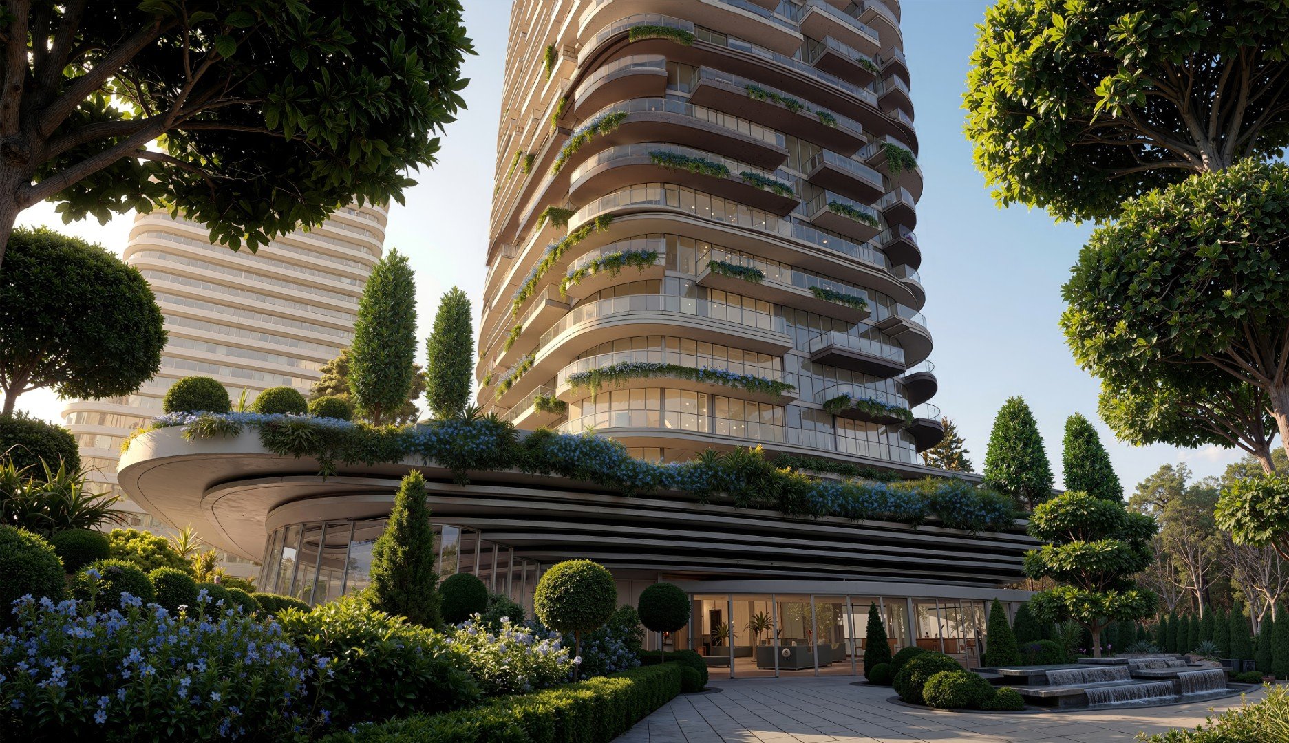 120871 LeChateau Arrival Street View - Immobilier Dubai