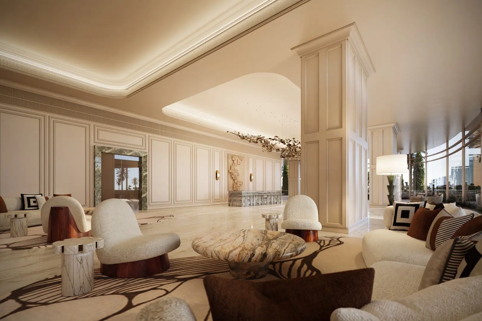 120890-LeChateau_Lobby-1 LE CHATEAU - ERVEMORE, RAS AL KHAIMAH – Appartement Ras Al Khaimah (20/21)