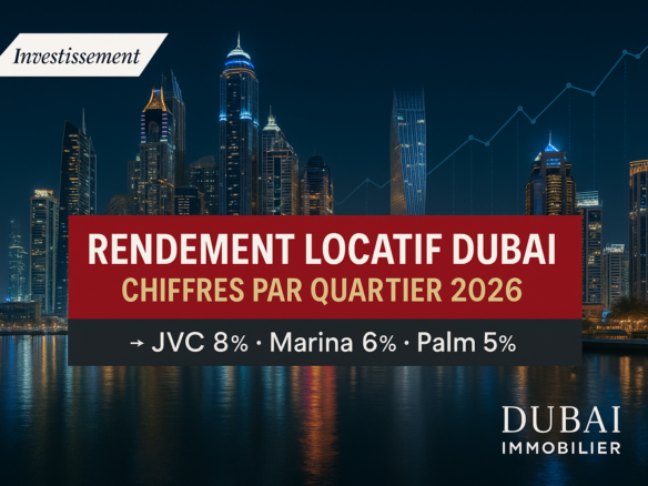 cover rendement locatif dubai 2026 - Immobilier Dubai