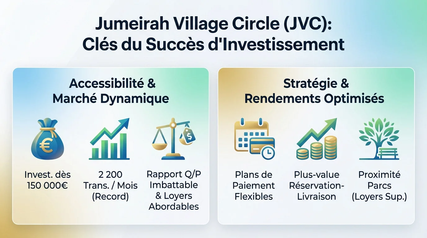Investissement immobilier Jumeirah Village Circle JVC Dubai